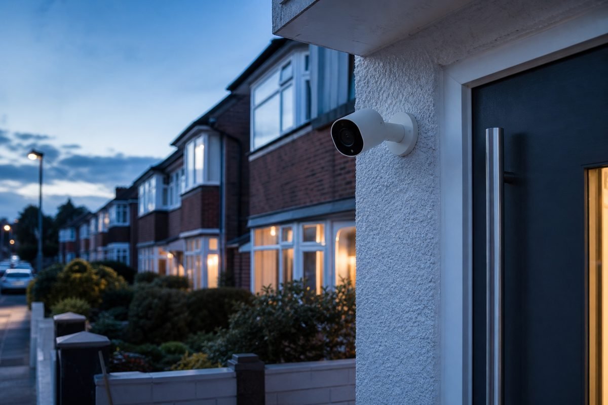 British family home protected by RamShield security camera